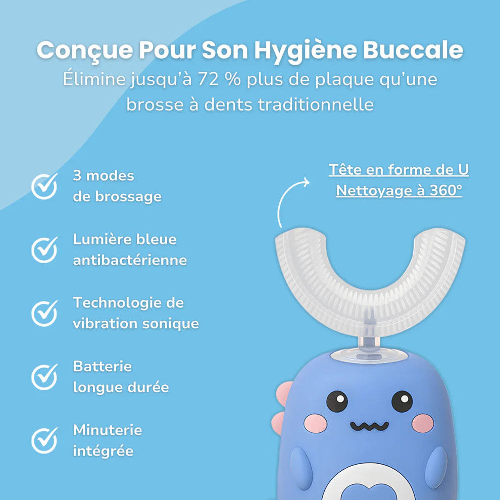 SuperDino | Brosse à Dents Électrique