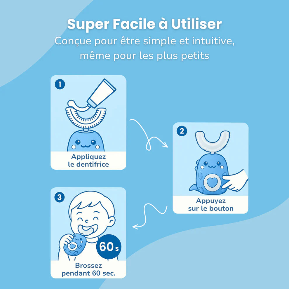 SuperDino | Brosse à Dents Électrique